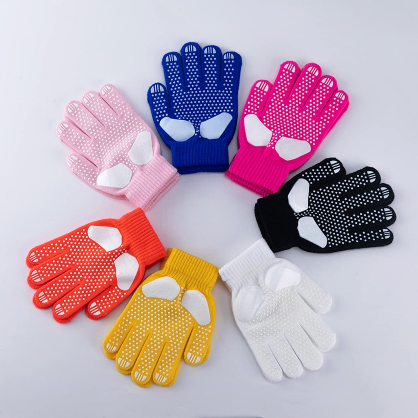Warm Figure Skating Gloves with Rhinestones – Kids & Young Girls
