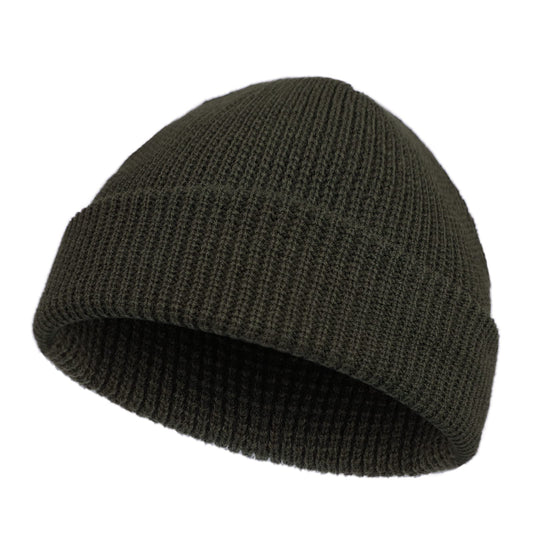 Unisex Thermal Knitted Beanie – Winter, Green"
